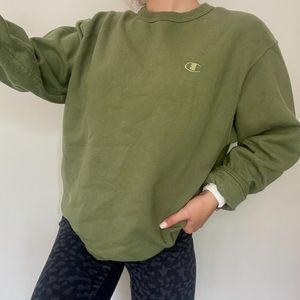 Champion Olive Green Sweatshirt